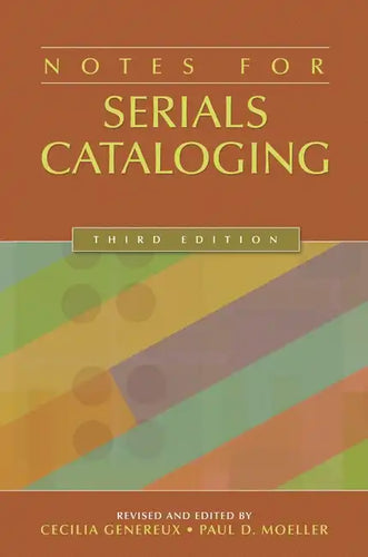 Notes for Serials Cataloging - Paperback