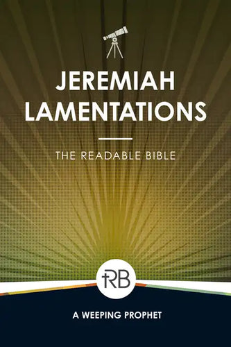 The Readable Bible: Jeremiah & Lamentations - Paperback