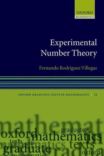 Experimental Number Theory - Paperback
