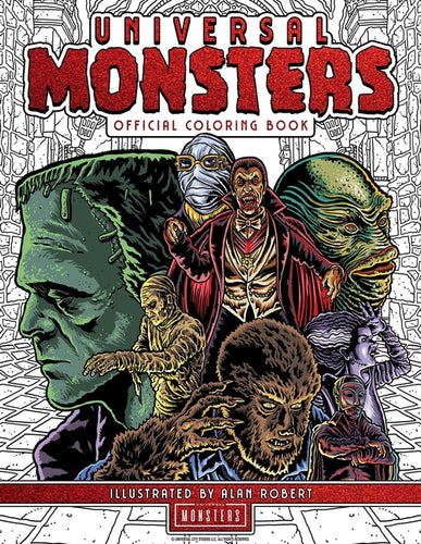 Universal Monsters: The Official Coloring Book - Paperback