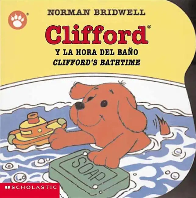 Clifford y la Hora del Bano/Clifford's Bathtime - Board Book