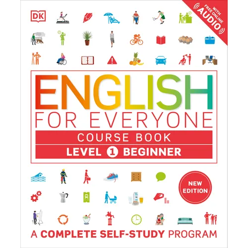English for Everyone Course Book Level 1 Beginner: A Complete Self-Study Program - Paperback