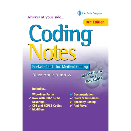 Coding Notes: Pocket Coach for Medical Coding - Spiral