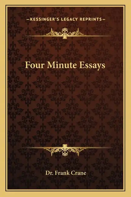 Four Minute Essays - Paperback
