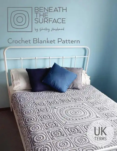 Beneath the Surface UK Terms Edition: Crochet Blanket Pattern - Paperback