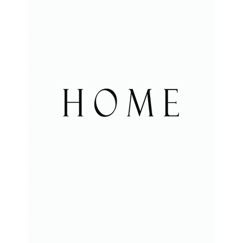 Home: Black and White Decorative Book to Stack Together on Coffee Tables, Bookshelves and Interior Design - Add Bookish Char - Paperback