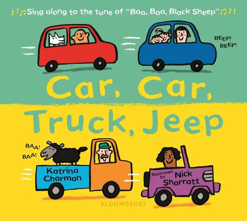 Car, Car, Truck, Jeep - Board Book