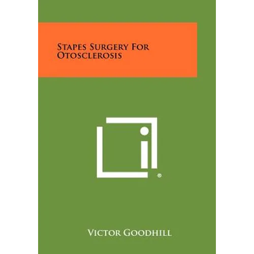 Stapes Surgery for Otosclerosis - Paperback