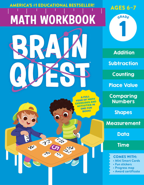 Brain Quest Math Workbook: 1st Grade - Paperback