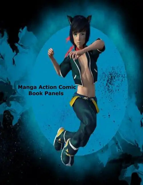 Manga Action Comic Book Panels - Paperback