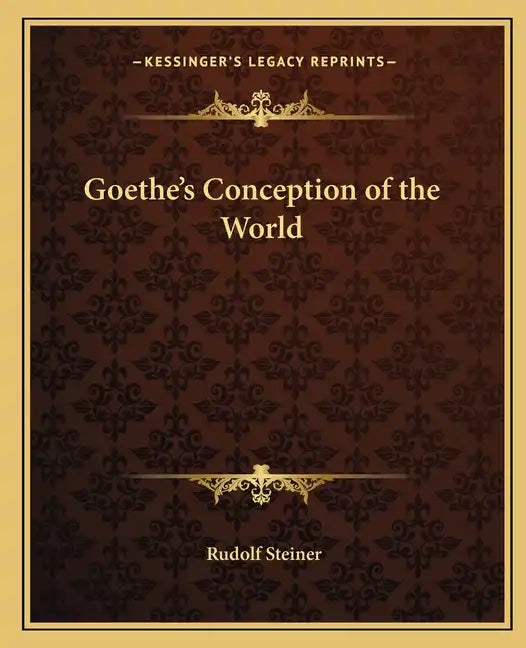 Goethe's Conception of the World - Paperback