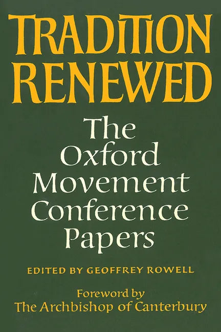 Tradition Renewed - Hardcover