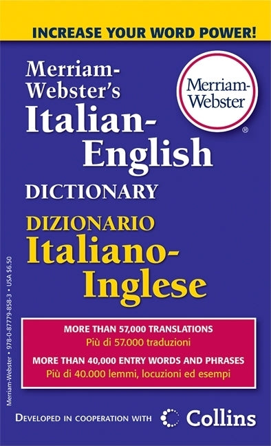 Merriam-Webster's Italian-English Dictionary - Paperback