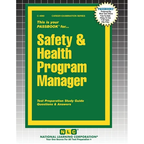Safety & Health Program Manager - Paperback