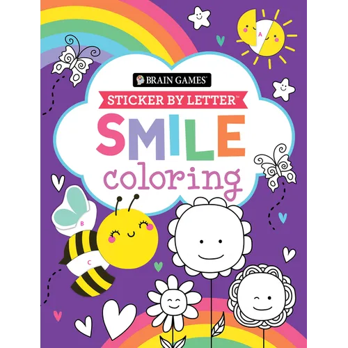 Brain Games - Sticker by Letter - Coloring: Smile - Paperback