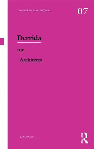 Derrida for Architects - Paperback