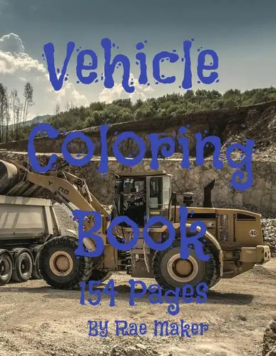Vehicle Coloring Book - Paperback