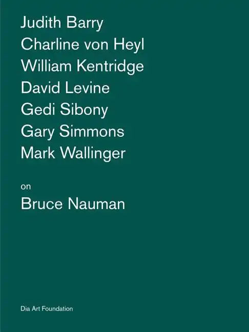 Artists on Bruce Nauman - Paperback