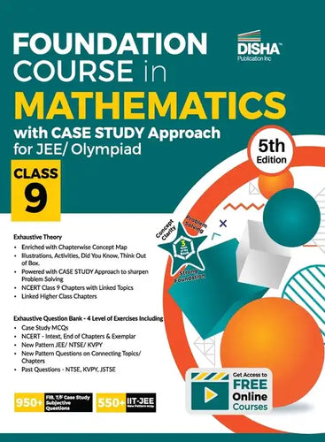 Foundation Course in Mathematics with Case Study Approach for JEE/ Olympiad Class 9 - 5th Edition - Paperback