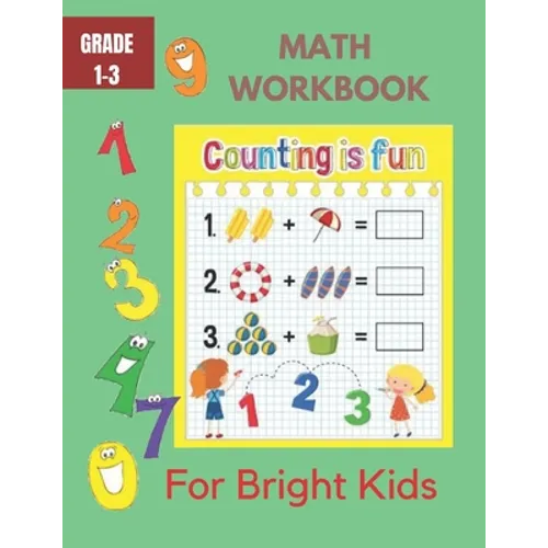 Math Workbook For Bright Kids: More than Counting Math Activities For Preschool and Kindergarten - Paperback