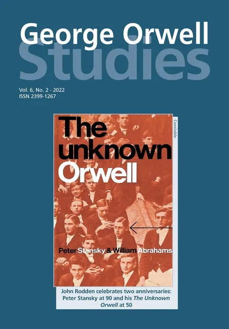 George Orwell Studies Vol.6 No.2 - Paperback