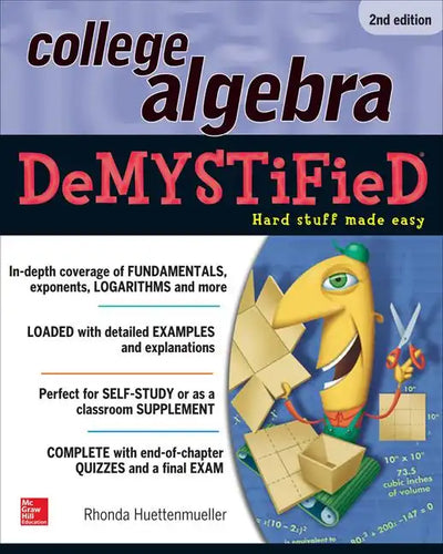 College Algebra Demystified - Paperback
