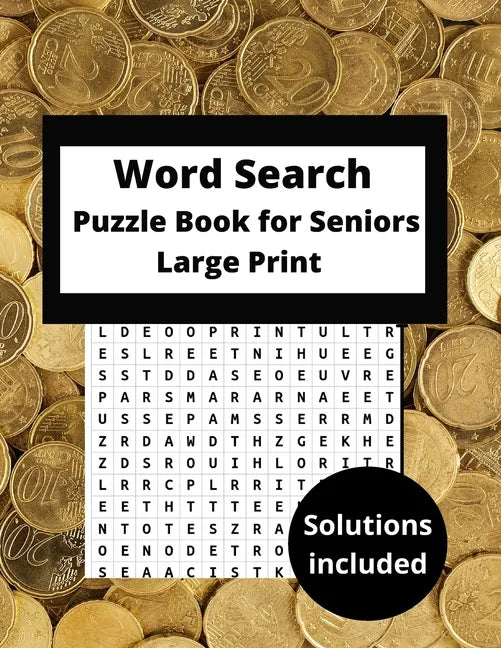 word search puzzle books for seniors large print: word find puzzle book funny word search adults Hours of Fun Keep your brain active A Funny big Word - Paperback