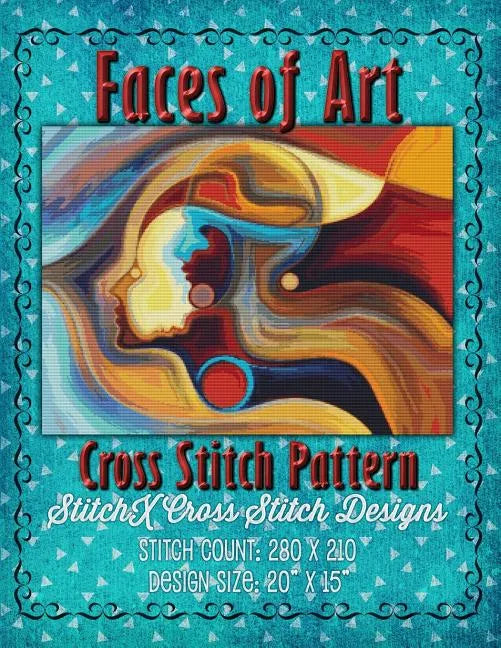 Faces of Art Cross Stitch Pattern - Paperback