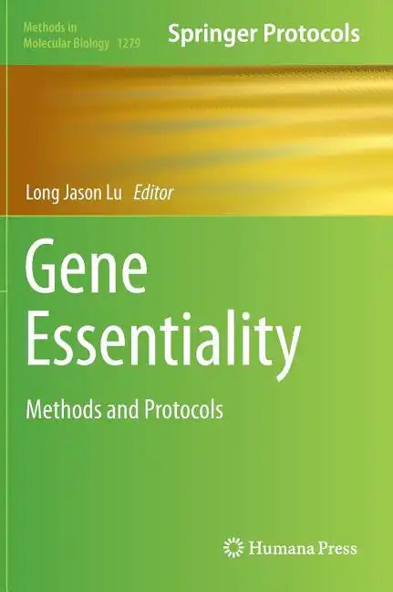 Gene Essentiality: Methods and Protocols - Hardcover