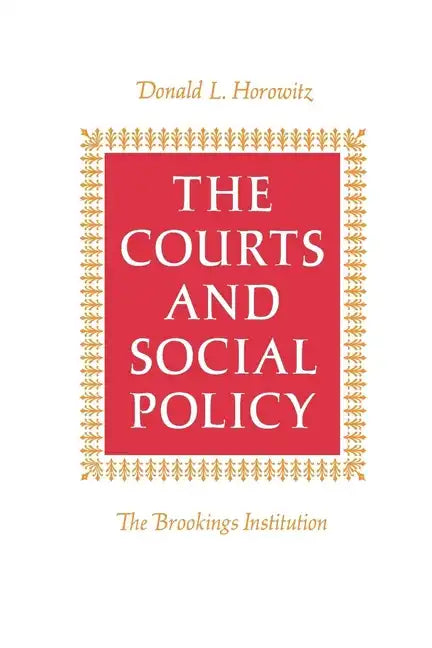 The Courts and Social Policy - Paperback
