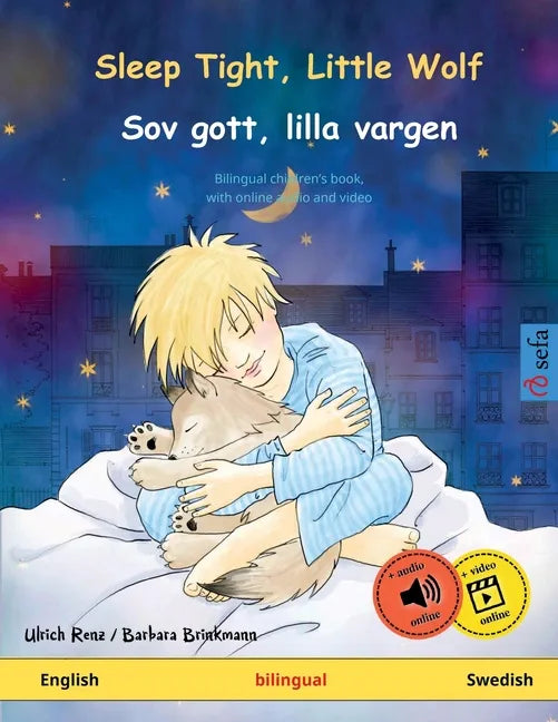 Sleep Tight, Little Wolf - Sov gott, lilla vargen (English - Swedish) - Paperback