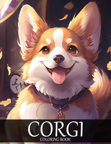 Corgi Coloring Book: 30+ Cute Corgi Coloring Pages for Adults - Paperback