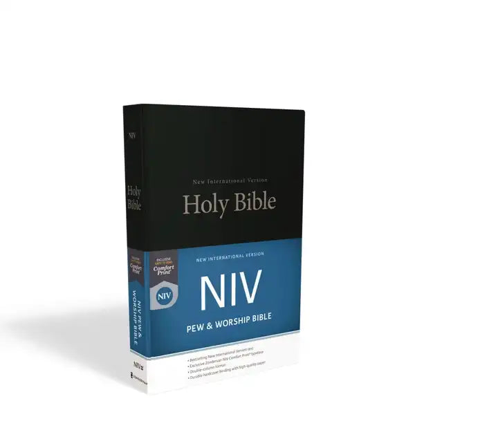 NIV, Pew and Worship Bible, Hardcover, Black - Hardcover