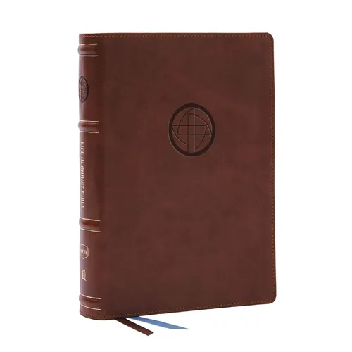 Life in Christ Bible: Discovering, Believing, and Rejoicing in Who God Says You Are (Nkjv, Brown Leathersoft, Thumb Indexed, Red Letter, Comfort Print - Imitation Leather