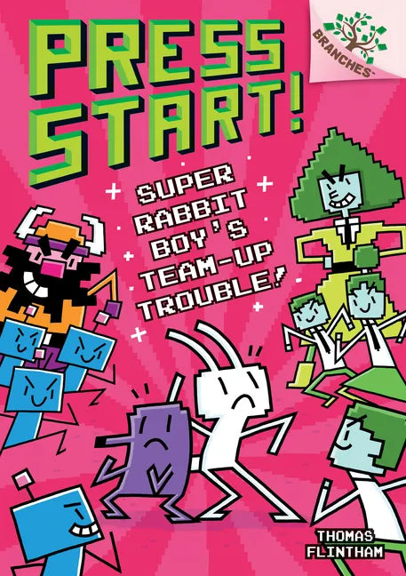 Super Rabbit Boy's Team-Up Trouble!: A Branches Book (Press Start! #10): Volume 10 - Hardcover
