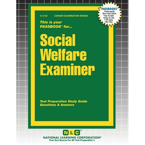Social Welfare Examiner - Paperback