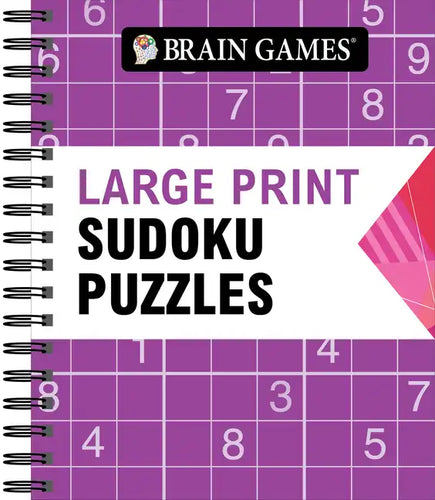 Brain Games - Large Print Sudoku Puzzles (Arrow) - Spiral