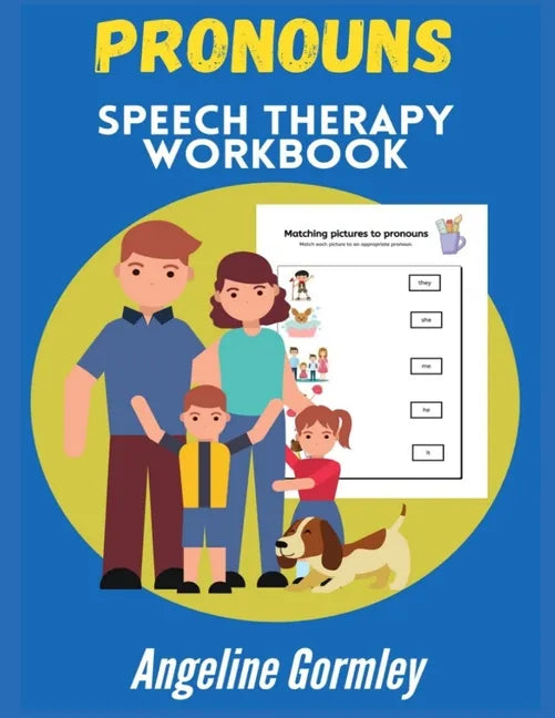 Pronouns Speech Therapy Workbook - Paperback