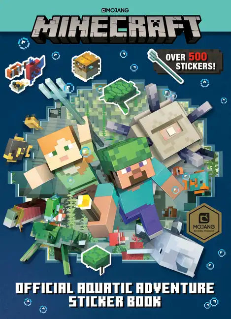 Minecraft Official Aquatic Adventure Sticker Book (Minecraft) - Paperback