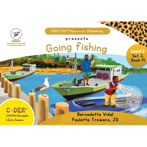 C-DER (CHEETAH Decodable Early Readers, Set 2, Book 14, Going Fishing - Paperback