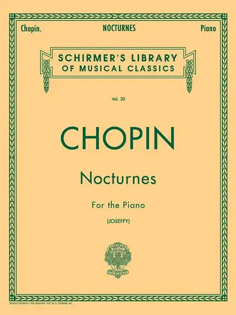 Nocturnes: Schirmer Library of Classics Volume 30 Piano Solo - Paperback