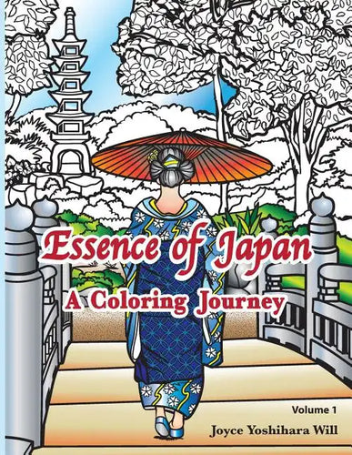 Essence of Japan: A Coloring Journey - Paperback