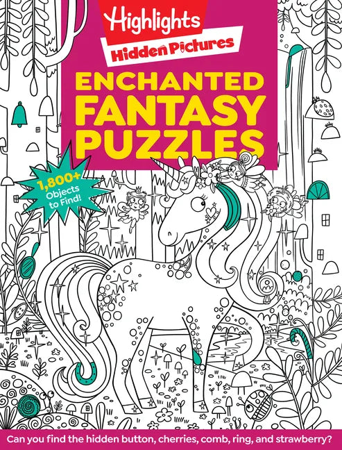 Enchanted Fantasy Puzzles - Paperback