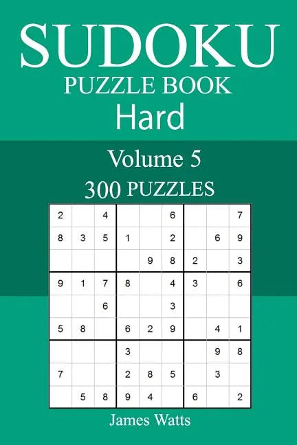 300 Hard Sudoku Puzzle Book - Paperback