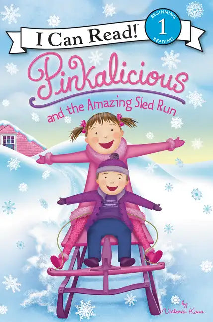 Pinkalicious and the Amazing Sled Run: A Winter and Holiday Book for Kids - Paperback
