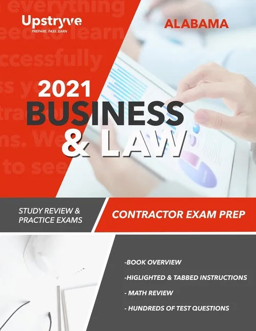 2021 Alabama Business and Law Contractor Exam Prep: Study Review & Practice Exams - Paperback