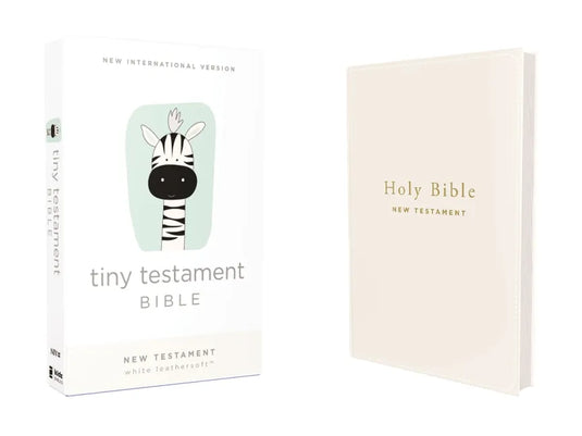 Niv, Tiny Testament Bible, New Testament, Leathersoft, White, Comfort Print - Imitation Leather