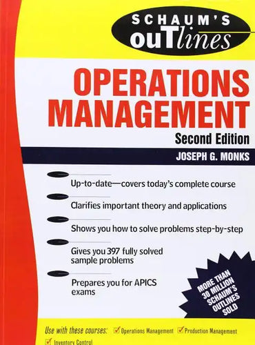 Schaum's Outline of Operations Management - Paperback