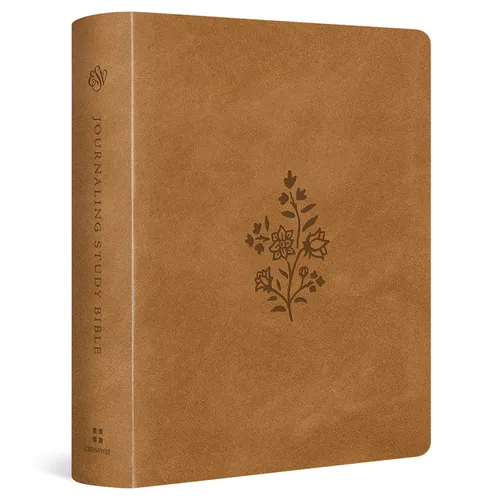 ESV Journaling Study Bible (Trutone Over Board, Nubuck Caramel) - Imitation Leather