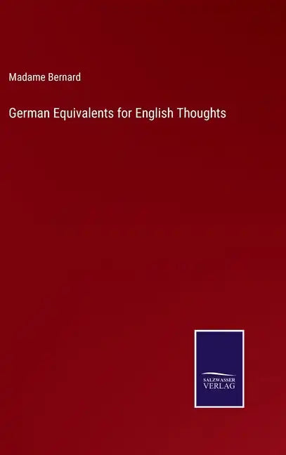 German Equivalents for English Thoughts - Hardcover